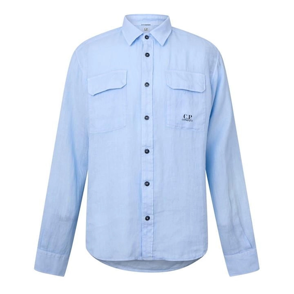 CP Company Shirts - Long Sleeve - Blue